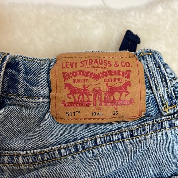 Levi’s 511 Slim Kids 10 regular Jean pants - Picture 7 of 8